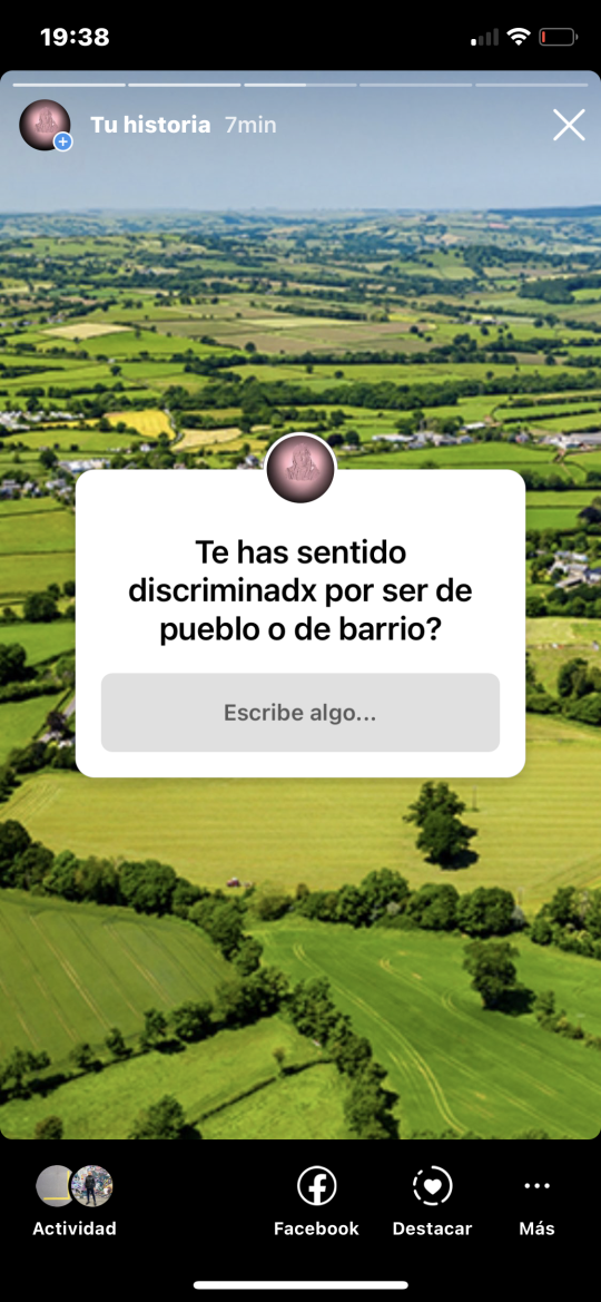 ¿Te has sentido discriminadx por ser de pueblo o de barrio?