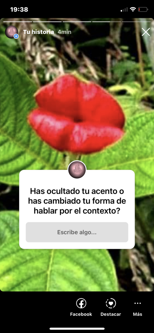 ¿Has ocultado tu acento o has cambiado tu forma de hablar por el contexto?