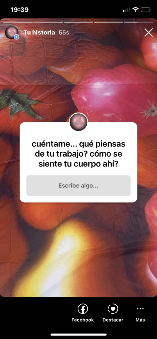 cuéntame... ¿Qué sientes sobre tu trabajo? ¿Cómo se encuentra tu cuerpo ahí?